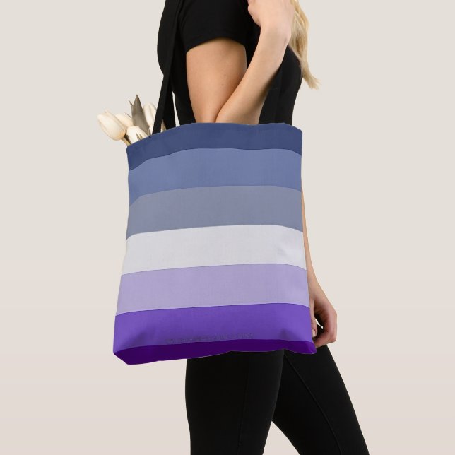 SlipperyJoe's Butch Lesbian Pride Flag Schwulenges Tasche (Von Nahem)