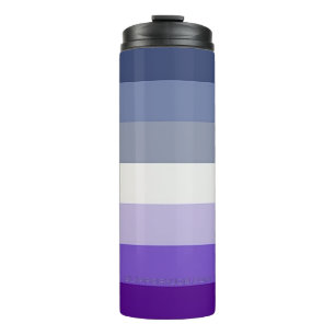 SlipperyJoe's Butch Lesbian Pride Flag Schwulenges Thermosbecher