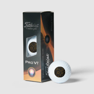 SlipperyJoe's Chanukka-Thema Stern Davids künstler Golfball