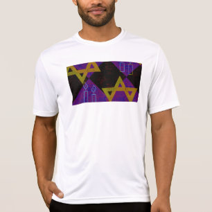 SlipperyJoe's Chanukka-themed Bild goldgelb T-Shirt