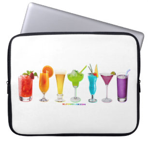 SlipperyJoe's Cheers Alkohol Cocktail Pride neon c Laptopschutzhülle