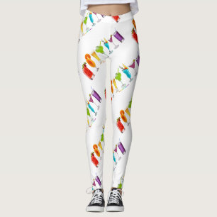 SlipperyJoe's Cheers Alkohol Cocktail Pride neon c Leggings
