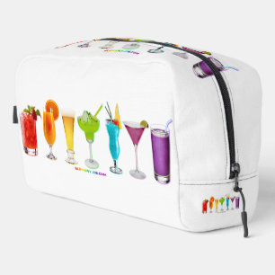 SlipperyJoe's Cheers Alkohol Cocktail Pride neon c Waschbeutel