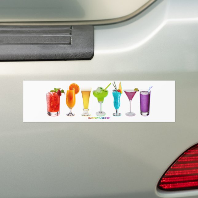SlipperyJoe's Cheers trinken Alkohol Cocktail Stol Autoaufkleber (Auf Auto)