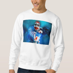 SlipperyJoe's Clownoutfit künstlerisches Happy Hal Sweatshirt