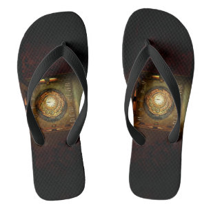 SlipperyJoe's dampfmaschinengetriebene Neujahrs-Ru Flip Flops