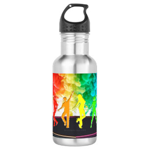 SlipperyJoe's Dancing Pride Shadows Gay-Geschenke  Edelstahlflasche