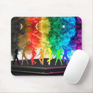SlipperyJoe's Dancing Pride Shadows Gay-Geschenke  Mousepad