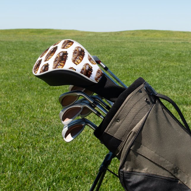 SlipperyJoe's decadent donut covered thick glossy  Golf Headcover (In SItu)