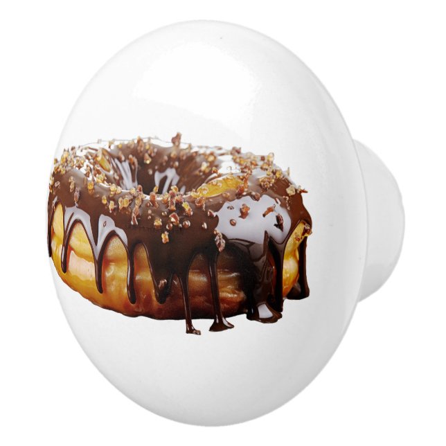 SlipperyJoe's decadent donut covered thick glossy  Keramikknauf (Rechts)