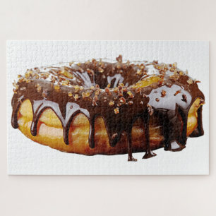 SlipperyJoe's dekadenter Donut, bedeckt mit dicker