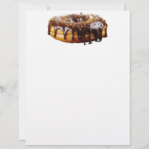 SlipperyJoe's dekadenter Donut, bedeckt mit dicker Briefbogen
