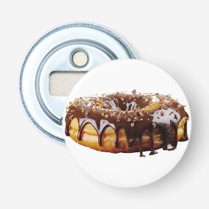 SlipperyJoe's dekadenter Donut, bedeckt mit dicker Flaschenöffner