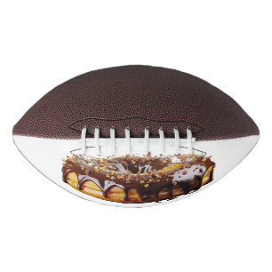 SlipperyJoe's dekadenter Donut, bedeckt mit dicker Football