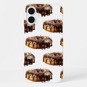 SlipperyJoe's dekadenter Donut, bedeckt mit dicker iPhone 16 Plus Hülle
