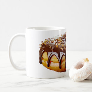 SlipperyJoe's dekadenter Donut, bedeckt mit dicker Kaffeetasse
