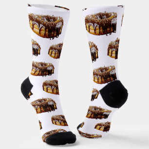 SlipperyJoe's dekadenter Donut, bedeckt mit dicker Socken