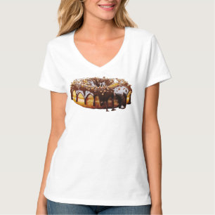 SlipperyJoe's dekadenter Donut, bedeckt mit dicker T-Shirt