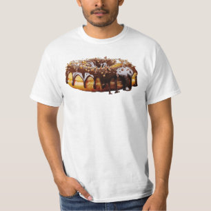SlipperyJoe's dekadenter Donut, bedeckt mit dicker T-Shirt