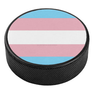 SlipperyJoe's Diversity-Markierung für Transgender Eishockey Puck