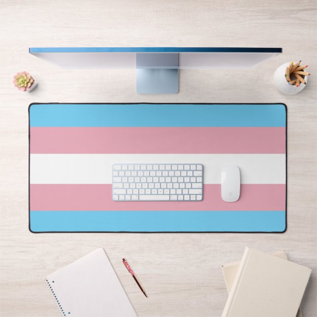 SlipperyJoe's Diversity-Markierung für Transgender Schreibtischunterlage (Büro 1)