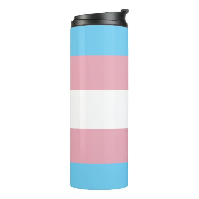 SlipperyJoe's Diversity-Markierung für Transgender Thermosbecher (Nach links gedreht)