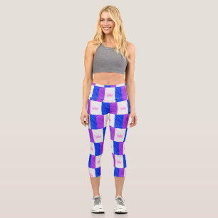 SlipperyJoe's Drag-Culture-Stolzflagge lila Geist Capri Leggings