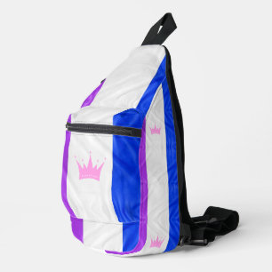 SlipperyJoe's Drag-Culture-Stolzflagge lila Geist Crossbody Bag