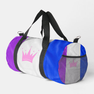 SlipperyJoe's Drag-Culture-Stolzflagge lila Geist Duffle Bag