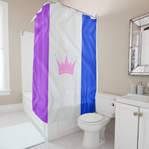 SlipperyJoe's Drag-Culture-Stolzflagge lila Geist Duschvorhang