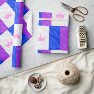 SlipperyJoe's Drag-Culture-Stolzflagge lila Geist Geschenkpapier