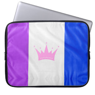 SlipperyJoe's Drag-Culture-Stolzflagge lila Geist Laptopschutzhülle