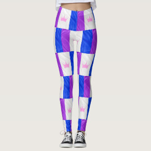 SlipperyJoe's Drag-Culture-Stolzflagge lila Geist Leggings