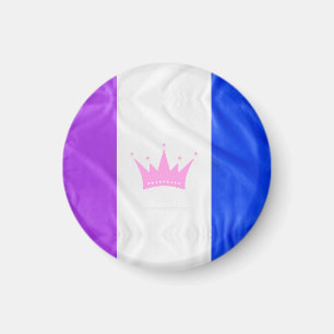 SlipperyJoe's Drag-Culture-Stolzflagge lila Geist Magnet