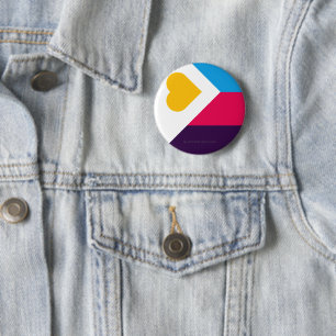 SlipperyJoes dreifarbige Polyamorie-Stolzflagge dr Button