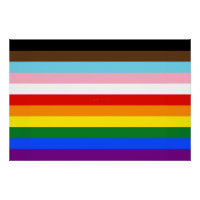 SlipperyJoe's Eleven Stripe Pride Flag verbindet P