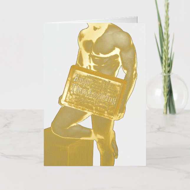 SlipperyJoe's Erntedank Mann mit sechs Päckchen ab (Vorderseite)