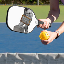 SlipperyJoe's Erntedank Mann mit sechs Päckchen ab Pickleball Schläger