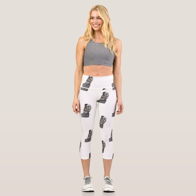 SlipperyJoe's Erntedank Tradition muskulöse männli Capri Leggings (Vorderseite)