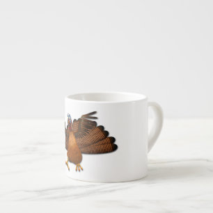 SlipperyJoe's Erntedank Truthahnflügel bunt f Espressotasse