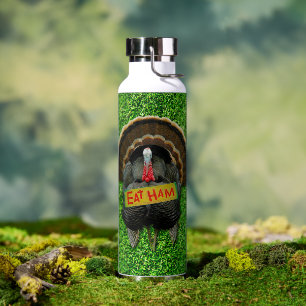 SlipperyJoe's Erntedank Truthahngras essen Schinke Trinkflasche