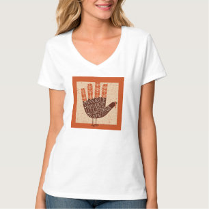 SlipperyJoe's Erntedankfest spielerischer Truthahn T-Shirt