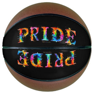 SlipperyJoe's farbenfrohe kreative Pride-themed Te Basketball