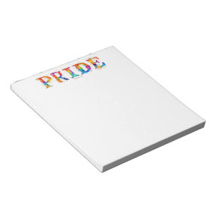 SlipperyJoe's farbenfrohe kreative Pride-themed Te Notizblock