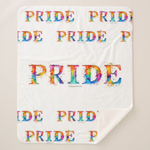 SlipperyJoe's farbenfrohe kreative Pride-themed Te Sherpadecke