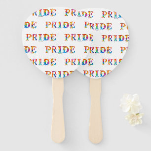 SlipperyJoes farbenfroher kreativer Pride-themed T Fächer