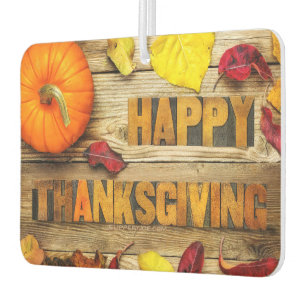 SlipperyJoe's festliche Happy Thanksgiving-Szene b Autolufterfrischer