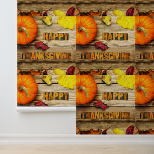 SlipperyJoe's festliche Happy Thanksgiving-Szene b Tapete
