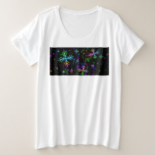 SlipperyJoe's festliche lebhafte Weihnachtsatmosph Große Größe T-Shirt