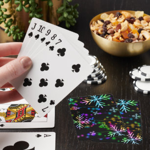 SlipperyJoe's festliche lebhafte Weihnachtsatmosph Spielkarten